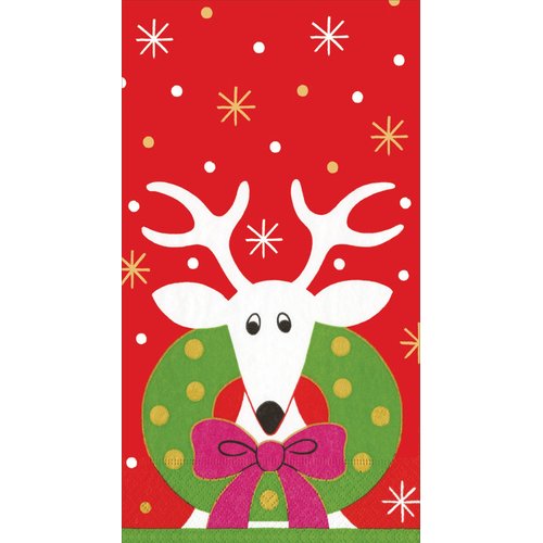 Entertaining with Caspari Dearie Guest Towels, Pack of 15