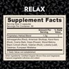 Crystal Star Relax (60 Capsules) - Helps Calm Nerves with Ashwagandha, American Skullcap And Kava Kava - NON-GMO