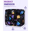 Bingo Bag for Bingo Set Stuff Supplies Bingo Bags with Pockets for Bingo Daubers Dabbers Dobbers Dotters Casino Bingo Game Accessories for Bingo Lovers Players Bingo Prizes for Adults Juego de Bingo
