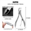 JTIEO 9PCS Toenail Clippers Toe Nail Clippers Podiatrist Toenail Clippers Toenail Clippers for Thick Nails Toe Nail Kit Stainless Steel Toenail Clipper Ingrown Toenail Tool Toe Nail Kit (Silver)