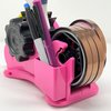 Echomerx Original Heat Tape Dispenser - Pre-Cut Heat Resistant Tape | Single-Handed - Effortless Sublimation Blanks Taping in a Heat Press - Multi-Roll Holder - Incl. Manual & Starter Video - Pink