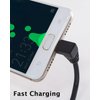 Dafensoy USB Type C Cable 90 Degree, Type C Fast Charging Cable, USB A 3.0 to USB C 3.1 Up & Down Angle Charging Cable, of Mobile Phones or Tablets Fast Charging (1.5M/5feet)