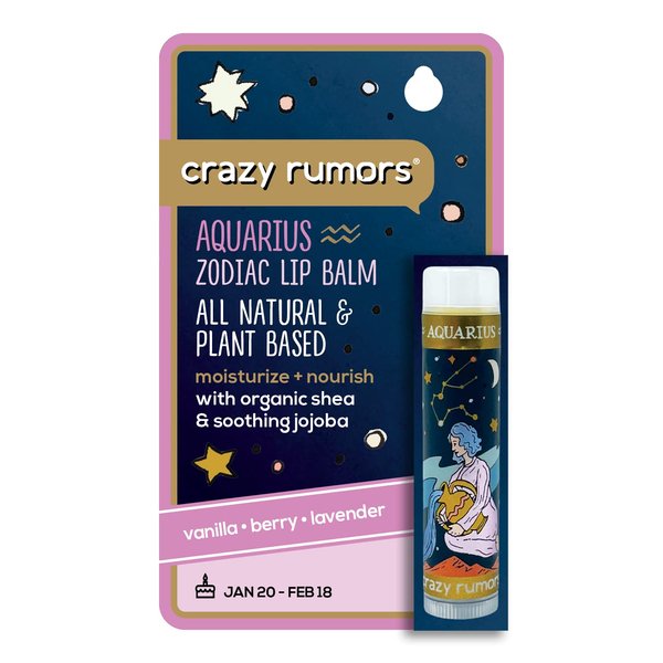 Crazy Rumors Lip balm Aquarius Zodiac