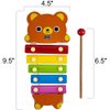 ArtCreativity Teddy Bear Xylophone, 1PC, Fun Musical Instruments for Kids, Colorful Xylophone Music Toy with 2 Sticks, Development Learning Toys for Boys and Girls, Great Birthday Gift Idea