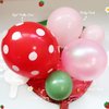 Pateeha Strawberry Balloon Arch Kit 12ft, Berry First Birthday Decor, Foil Daisy Balloons Strawberry Balloons Garland Kit for Strawberry Baby Shower Decorations