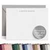 Curio Press Personalized Stationery Note Cards with Envelopes, Custom Note Cards, Personalized Thank You Cards with Envelopes, Personalized Cards Handmade Note Cards & Greeting Cards - Simplicity Flat