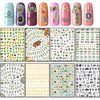 8 Sheets Money Dollar Nail Art Stickers Nail Adhesive Sticker Interesting Nail Decals Holographic 3D Gold Nail Art Design Acrylic Nails Supplies Decoration for Women Girls Manicure Tips Nails Art