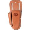 Felco Leather Holster (F 910+) - Tool Pouch w/ Extra Slot for Pruning Shears or Construction / Utility Tools