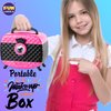 Makeup Kit for Kids, FunKidz Washable Play Pretend 60 PCS Cosmetic Toys Make Up Box Gift for Little Girls Ages 6-12