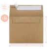 Sweetzer & Orange A2 Envelopes (100 with Box). Brown Envelopes Self Seal. Luxury 150gsm For Greeting Card Envelopes and Invitation Envelopes 4-3/8 x 5-3/4, RSVP Envelopes, Plain Kraft Envelopes.