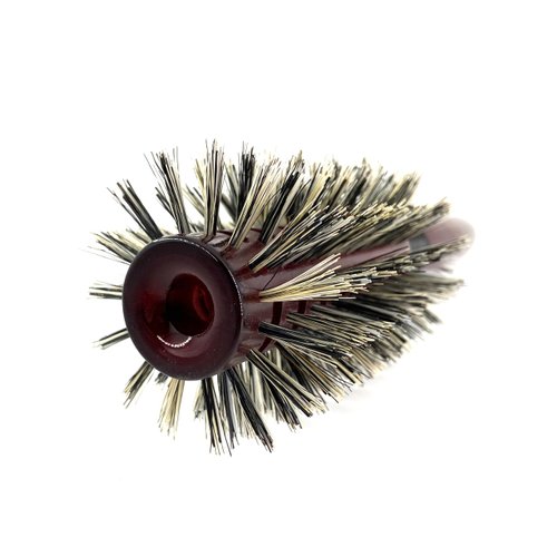Phillips Brush Mini Monster Vent 5 Professional Hair Brush (2.5” Diameter Barrel) - Vented Blowout Hairbrush with Nylon Reinforced Boar Hair Bristles, Beech Wood Handle with Rubber Grip
