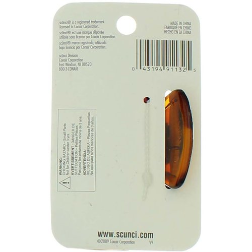 Scunci Jaw Clip Tort Classic,Conair Corporation,9113203h04