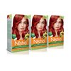 Nisha Creme Hair Color Flame Red (pack of 3)