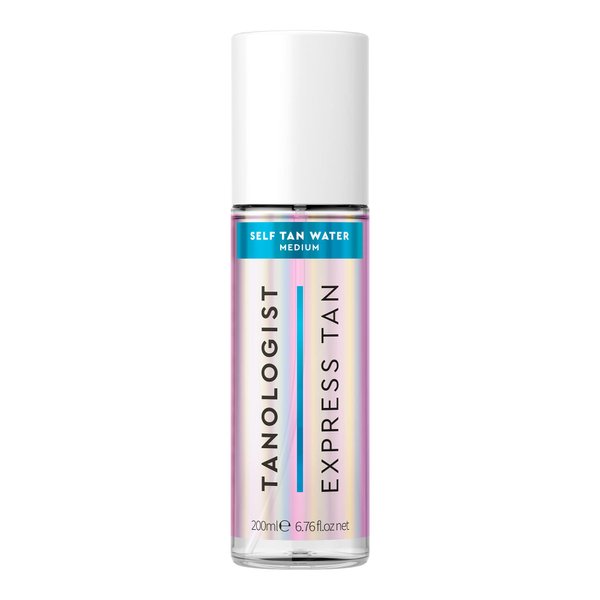 Tanologist Express Self Tan Water - Self Tanner for Face & Body, Medium - Bronzing Mist - Hydrating Tanning Mist, Natural Ingredients & Vegan - 6.78 Fl Oz