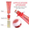 POPMISOLER Liquid Blush for Cheeks, Natural Matte Blush Wand with Cushion Applicator Long-wearing Soft Cream Blush Stick for Cheeks and Lips Blendable Stick Blush Makeup Liquid Cheek Blush, Dark Rose