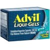 Advil Liqui-Gels Pain Reliever and Fever Reducer, Pain Medicine for Adults with Ibuprofen 200mg for Headache, Backache, Menstrual Pain and Joint Pain Relief - 20 Liquid Filled Capsules