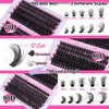 Fluffy Lash Extension Mink Thick Cluster Eyelash Extensions 10-18mm Lash Clusters Individual Lash Extensions DIY Clusters Lashes Extension at Home by Focipeysa (300pcs-70P+80P+90P 10-18mm)