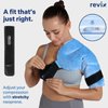 REVIX Shoulder Ice Pack Rotator Cuff Cold Therapy Wraps for Pain Relief & Tendonitis, Reusable Compression Brace for Injuries, Recovery After Shoulders Surgery