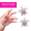 Gadgetime USA Turtle teether (Green) Silicone Baby Teether Toy - Animal Teething Relief for Babies, Toddlers, Infants, Girls & Boys - Stimulating & Soft Soothing - BPA Free