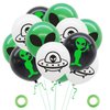 45 Pieces Alien Birthday Party Decorations, 12 Inch Alien Latex Balloons, UFO Alien Party Balloons for Baby Shower Kids Alien Theme Party Supplies