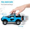 ARMSKY Toy Trucks Ford Bronco 1:24 Scale Metal Model Die-cast Hobby Toy Cars Gifts for Boys Girls and Adults Bronco Car Lovers Collection, Blue