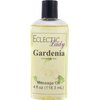 Gardenia Massage Oil, 4 oz, With Sweet Almond Oil and Jojoba Oil, Preservative Free, Perfect for Aromatherapy and Relaxation