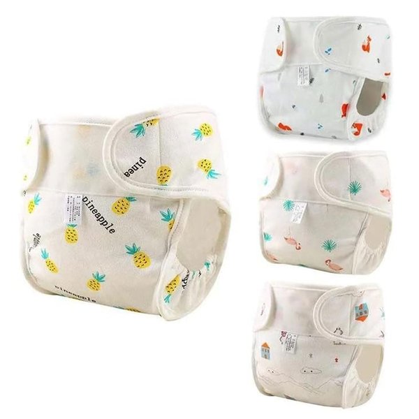 BABESIDE 4 PCS Baby Doll Diapers Underwear for 17-24 Inch Reusable Doll Diapers Reborn Baby Doll Accessories Fits Baby Doll