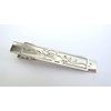 Generic 1.75 or 2.25 inch silver metal filigree alligator hair claw clip clamp fine hair (Size: 1.75)