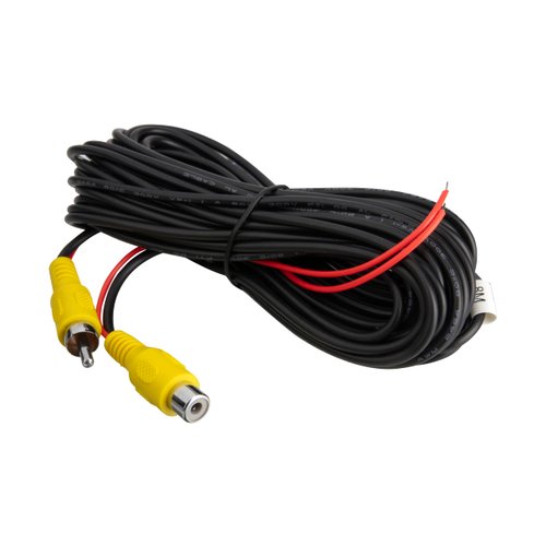 Scosche RCAV25TW 25 Ft. Backup Camera Cable - Rear View Reverse Parking Cam RCA Video & Audio Connector, Extension Cord for Car, Truck, SUV, Trailer, Surveillance Cameras and More
