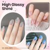 SUPWEE Cat Eye Gel Nail Polish - 12 Colors Silk Cateye Nail Polish Gel with Magnetic Stick Ceramic Moonlight Magnetic Gel Polish High Glossy Shine Effect Nail Art Manicure Home DIY for Women Girl