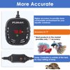 FUMAK Mini Aquarium Heater Adjustable 25W Submersible Fish Tank Heater with LED Digital Display, Turtle Tank Heater Small Aquarium Heater, Ideal for 2-5 Gallons Tanks