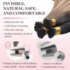 MAXITA I Tip Hair Extensions Human Hair,50g/50s Dark Brown 20 InchItip Human Hair Extensions Comfortable Wear, Invisible & Natural Cold Fusion, 100% Remy Human Hair Itip Keratin Hair Extensions