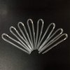 8pcs/lot Size #13 Preformed BTE Earmold Hearing Aid Tubes (3.2 * 2mm with metal tube lock)