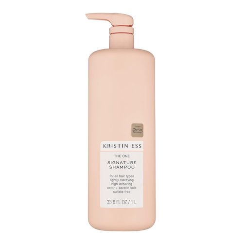 Kristin Ess Hair One Signature Shampoo with Avocado Oil + Castor Oil for Women - Lightly Clarifying Daily Sulfate Free Hydrating Shampoo, Color Safe, Vegan, 33.8 fl oz