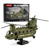 BOOLAKOS Military Helicopter CH-47 Chinook, Military Transport Helicopter Building Block Set, Iconic US Army Airplane Toy Display Model for Adult Gift Giving (785pcs)
