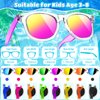 Joycover Valentines Day Gifts for Kids with Kids Sunglasses, 16 Pack Valentines Party Favors for Kids 4-8, Translucent Sunglasses for Kids with UV400 Protection, Beach, Pool Party Favors Supplies