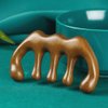 FOMIYES Wooden Scalp Massage Comb Sandalwood Wide Tooth Combs Scalp Stimulator Comb Gua Sha Comb for Women Hair Growth