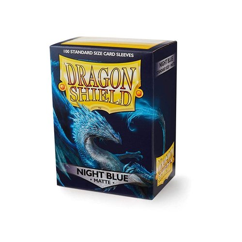 5 Packs Dragon Shield Matte Night Blue Standard Size 100 ct Card Sleeves Value Bundle!