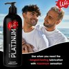 Wet Platinum Silicone Based Personal Lubricant 16 oz Bottle, Premium Water Resistant Hypoallergenic Personal Lubricant for Men, Women and Condoms