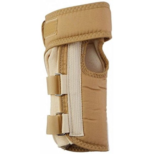 Rolyan 79296 D-Ring Wrist Brace with MCP Support, Left, Medium