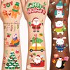 Holiday Temporary Tattoos for Kids Girls Boy Adults, American Holiday Tattoos Stickers, Holiday Party Favors Gifts, Holiday Stocking Stuffers for Kids, Holiday Goodie Bag Stuffers (CHRISTMAS 2)