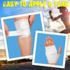 Non-Woven Cover Stretch Tape Non-Woven Adhesive Bandages Breathable Cohesive Wrap Bandages Protective Stretch Bandage Roll Film (2 Inch x 15 Yard)