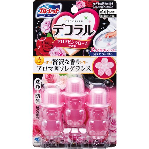 Bluelet Decoraru Air Freshener Aroma Pink Rose Scent for Toilet (Japan Import)