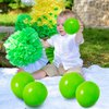 48 Pieces Neon Green Balloons Lime Balloons Lime Green Balloons Helium Balloons Party Balloons for Wedding Bridal Birthday Party Decorations Supplies(Black)