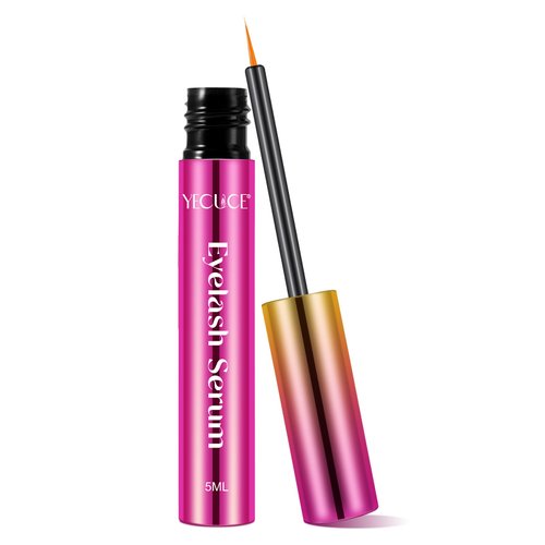Eyelash Growth Serum, Advanced Lash Enhancing Serum For Fuller, Longer-Looking Lashes, Natural Eyelash Serum Enhancer Rapid Lash Growth, Nourish Damaged Lashes, For Best Result Use 4-5 weeks