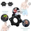 uncakil 2 Pairs Dumbbell Collars 1 inch Dumbbell Hex Nut 1 inch Barbell Collar Clamps Weight Clips for Dumbbells,Spinlock Collars for 1 Inch Standard Barbells Bars Sports Weight Lifting Fitness
