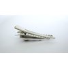 Generic Small turquoise blue and purple stone metal alligator hair clip fine thin hair