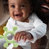 XYUNMUU Baby Rudder Teether 4 Pack | 6 Teeth Contact Points Silicone Teether Toy for Baby, Reaches Front, Back, and All New Teeth Types, Easy to Hold, BPA-Free (Baby-4 Pack)