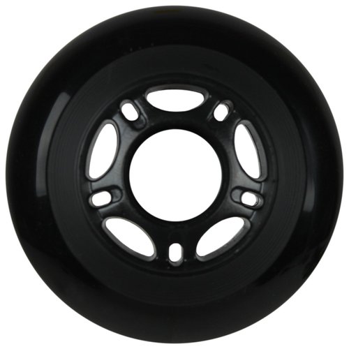 Player's Choice Inline Skate Wheels Hilo Set 72mm / 80mm 82A Black Outdoor Hockey Rollerblade