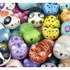 Curious Minds Busy Bags Set of 24 (2 Dozen) Cute Laying Animal Micro Slow Rise Squishy Toys - Memory Foam Party Favors, Prizes, OT (Random Selection)
